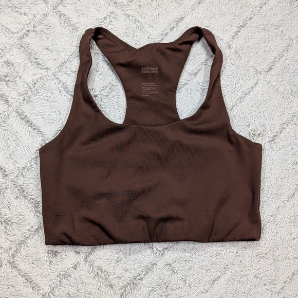 girlfriend collective Other - Girlfriend Collective Sports Bra Womens S Brown Paloma Racerback Long Line Gym